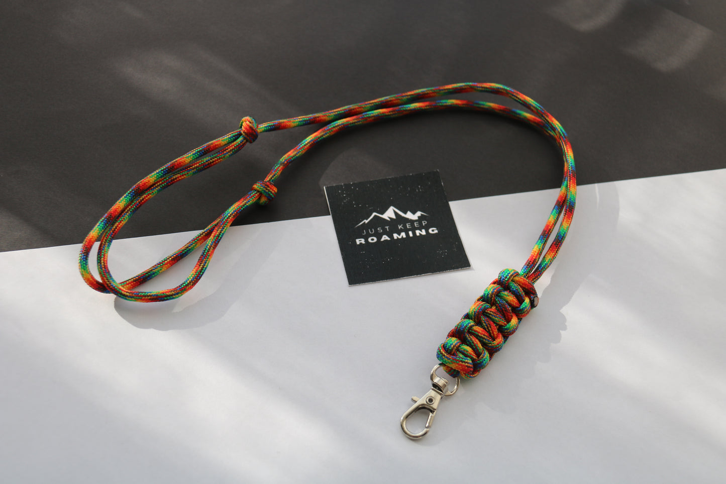 Nexo Adjustable Lanyard | Dark Rainbow