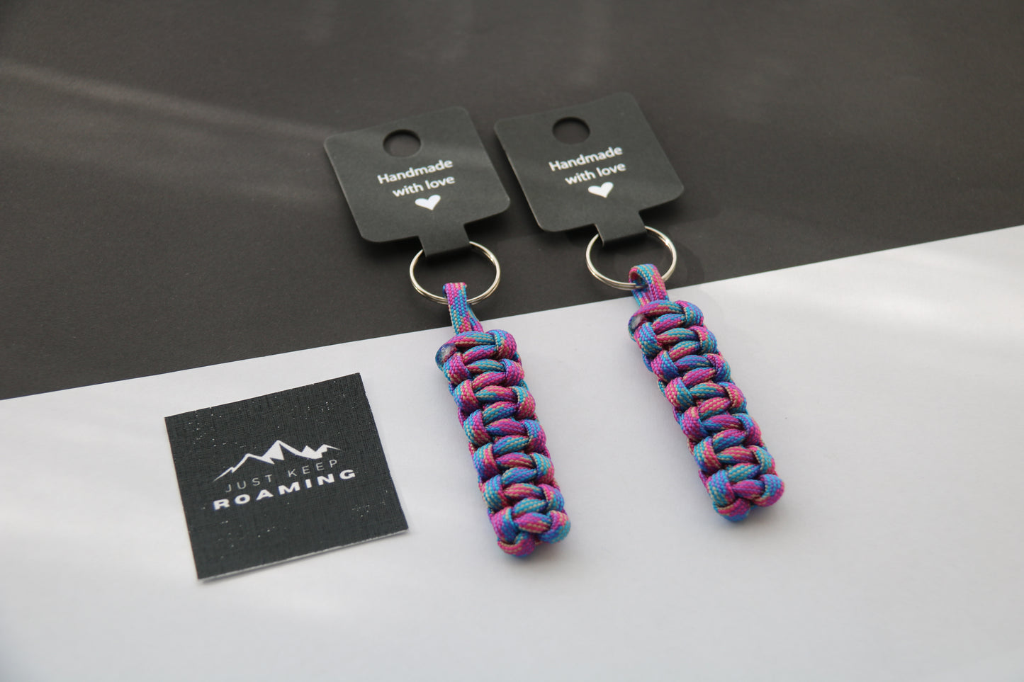 Zinga Keychain | Purple/Blue