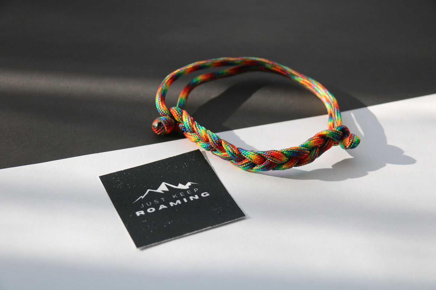 Braided Bracelet | Dark Rainbow